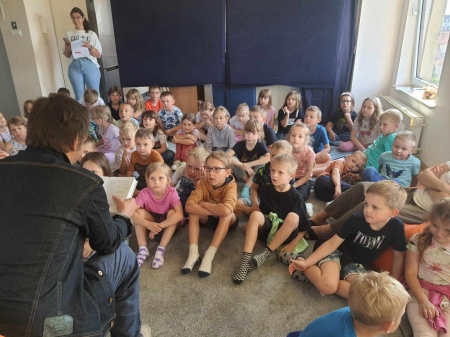 Wizyta aktora Bartłomieja Topy w Oddziałach Przedszkolnych