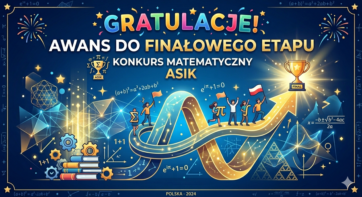 Sukces naszych uczniów w konkursie matematycznym ASIK!
